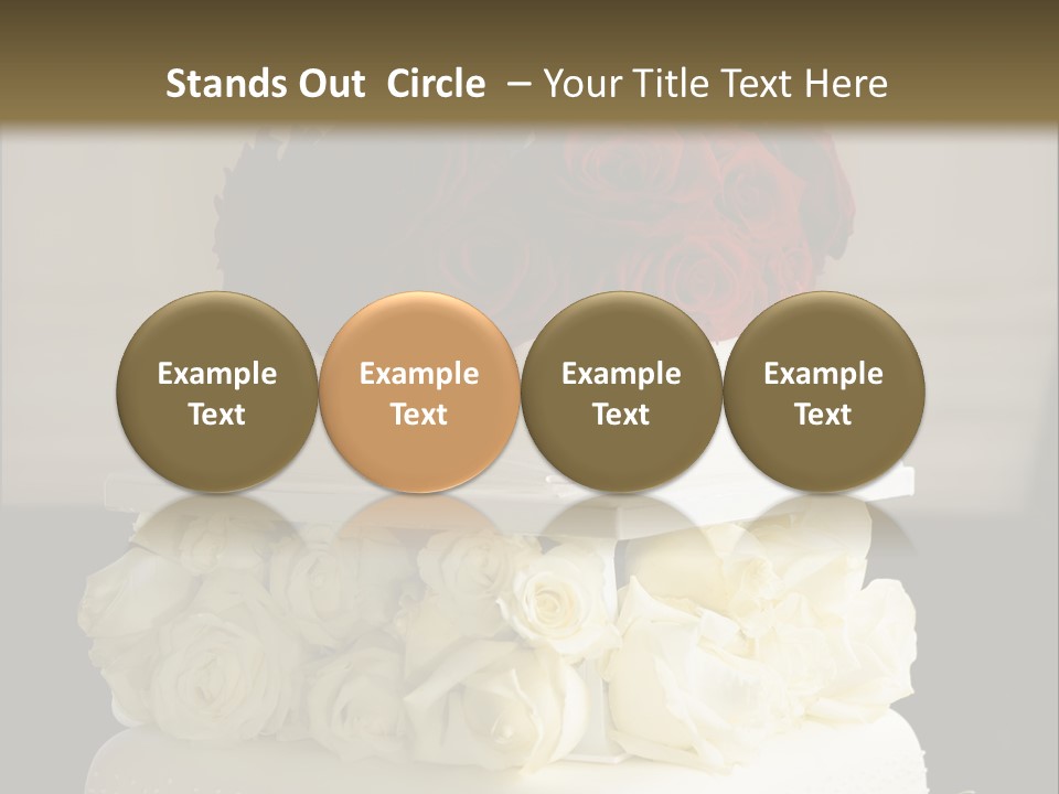Perfect Wedding Cake PowerPoint Template