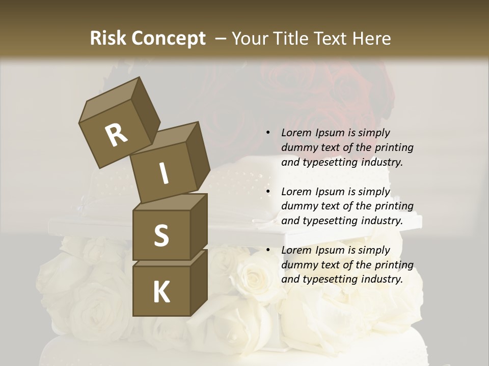 Perfect Wedding Cake PowerPoint Template