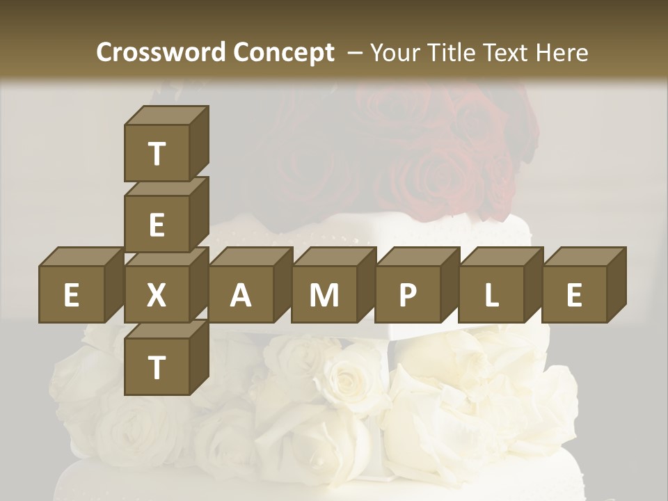 Perfect Wedding Cake PowerPoint Template