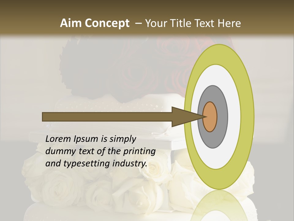 Perfect Wedding Cake PowerPoint Template