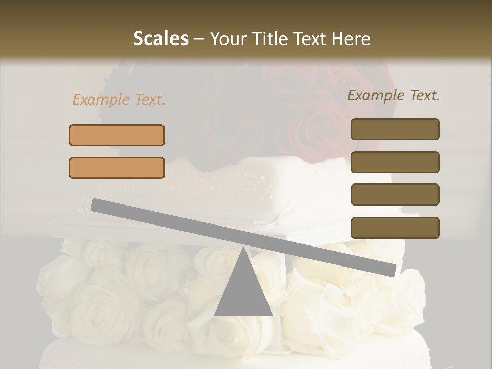 Perfect Wedding Cake PowerPoint Template