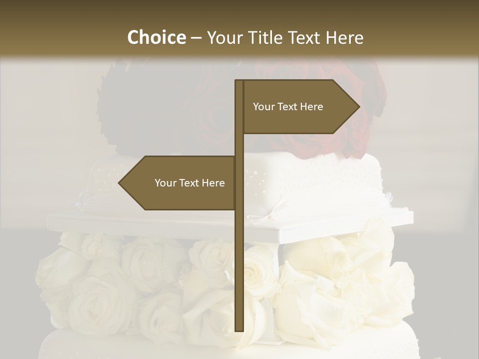 Perfect Wedding Cake PowerPoint Template
