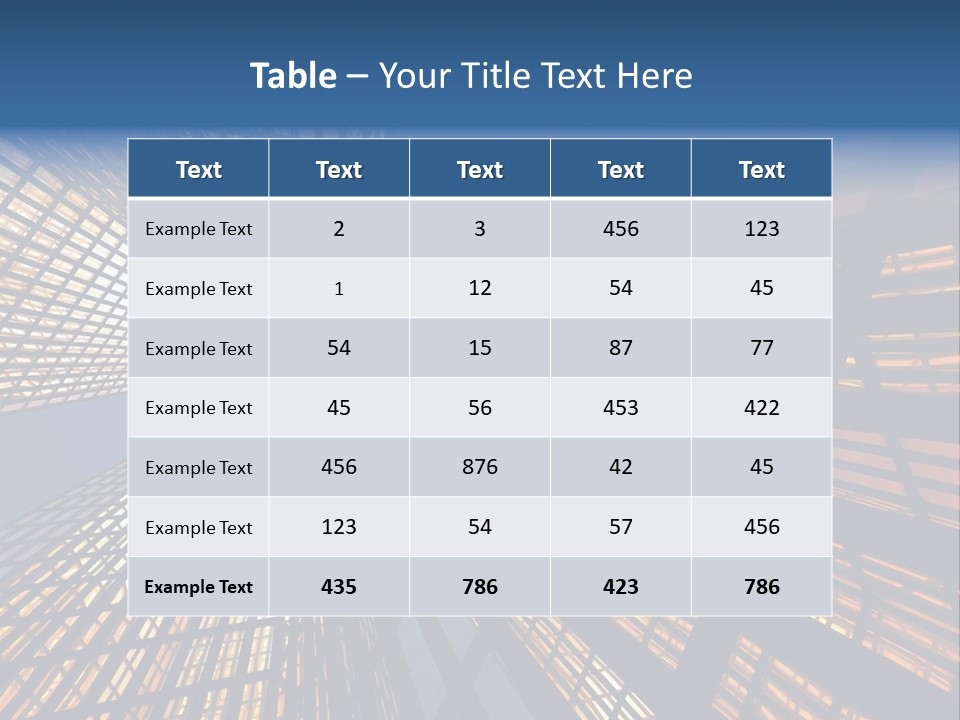 Gorgeous Skyscrapers At Night PowerPoint Template