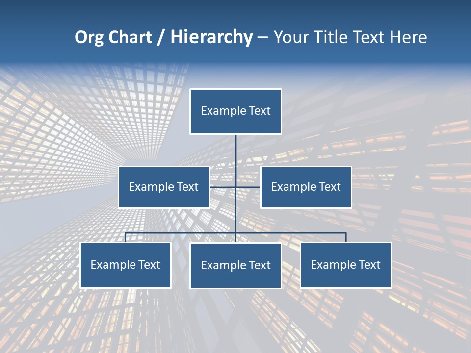 Gorgeous Skyscrapers At Night PowerPoint Template