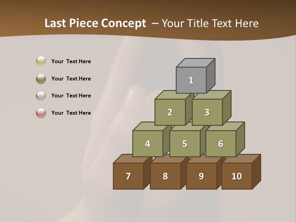 A Person Holding Their Hands Up In The Air PowerPoint Template