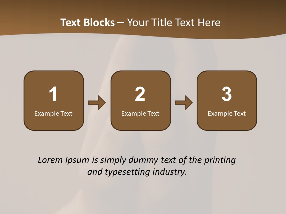 A Person Holding Their Hands Up In The Air PowerPoint Template