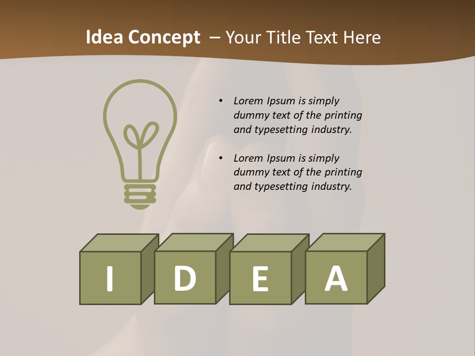 A Person Holding Their Hands Up In The Air PowerPoint Template