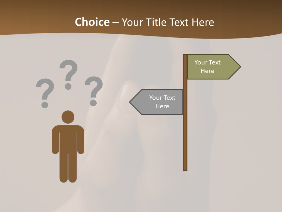A Person Holding Their Hands Up In The Air PowerPoint Template