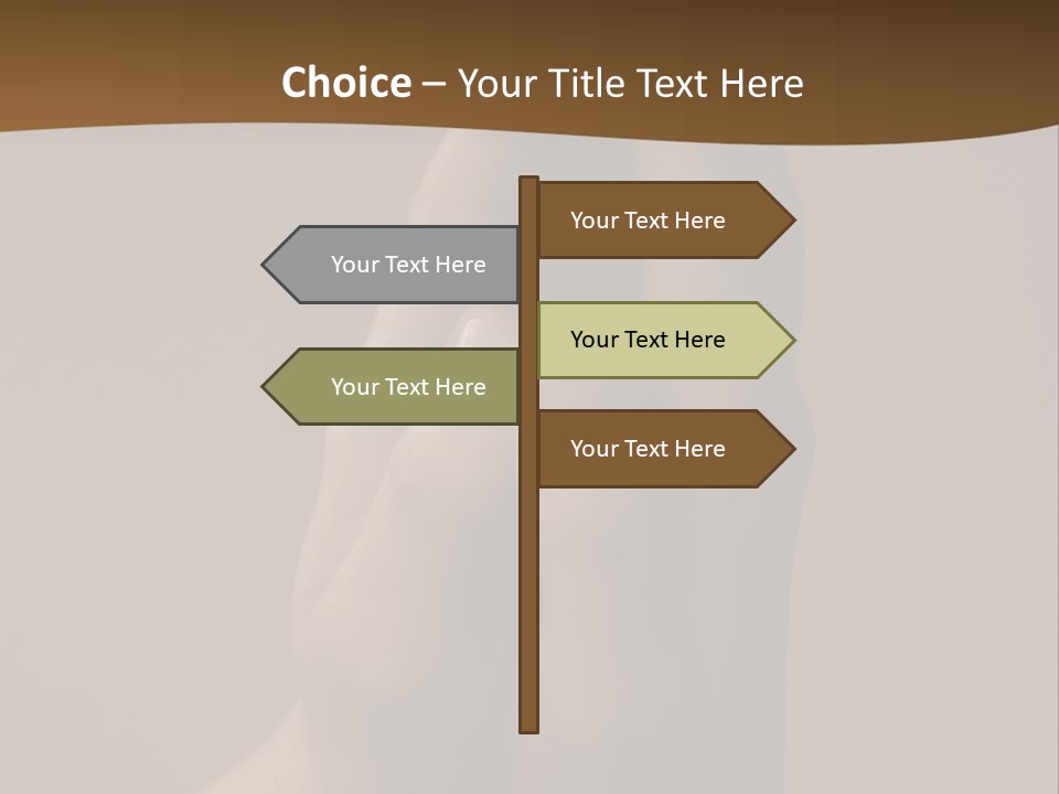 A Person Holding Their Hands Up In The Air PowerPoint Template