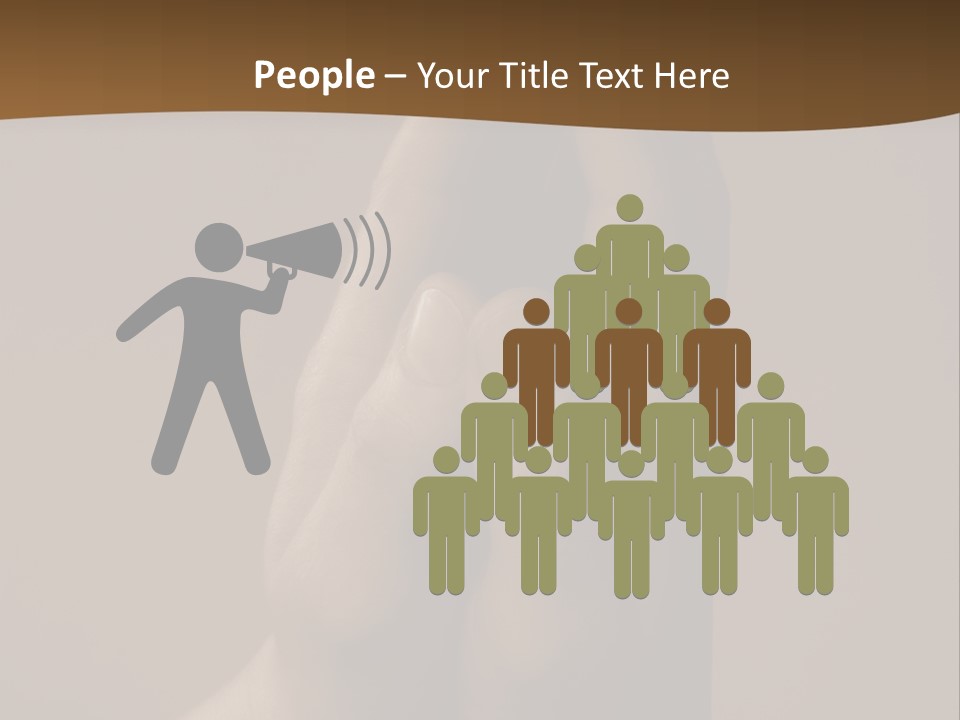 A Person Holding Their Hands Up In The Air PowerPoint Template