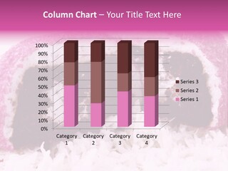 Coconut Cream Filled Chocolate Cake Snack PowerPoint Template