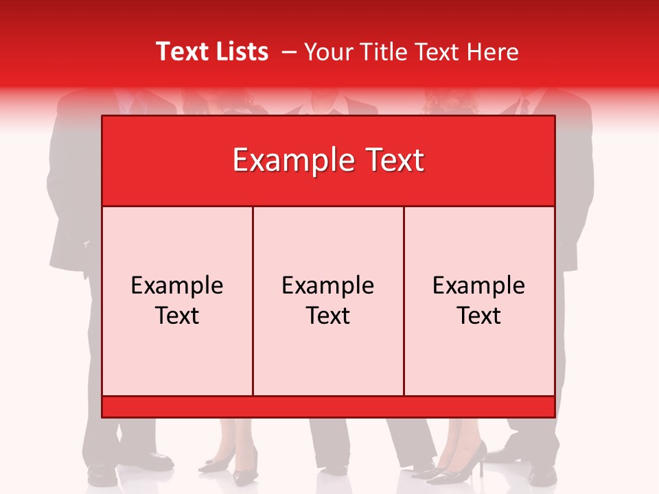 A Group Of Business People Standing Next To Each Other PowerPoint Template