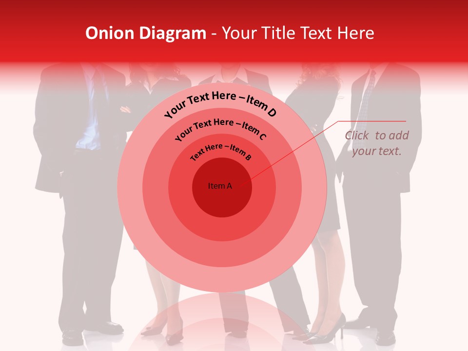 A Group Of Business People Standing Next To Each Other PowerPoint Template