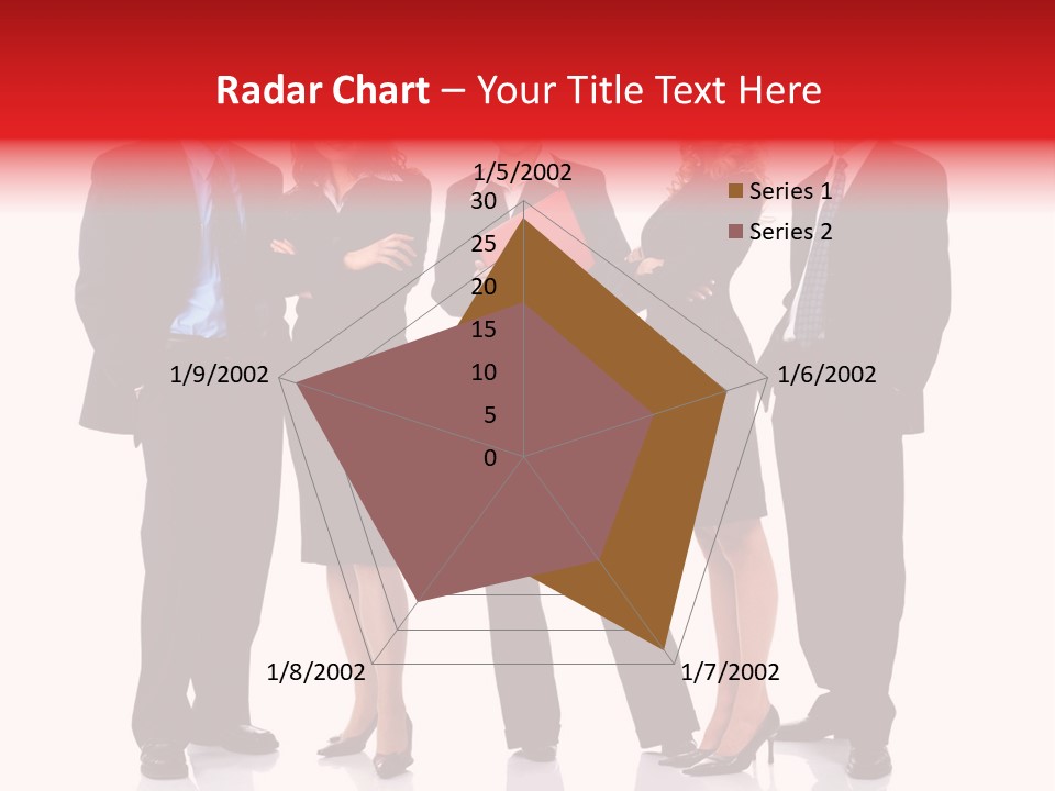 A Group Of Business People Standing Next To Each Other PowerPoint Template