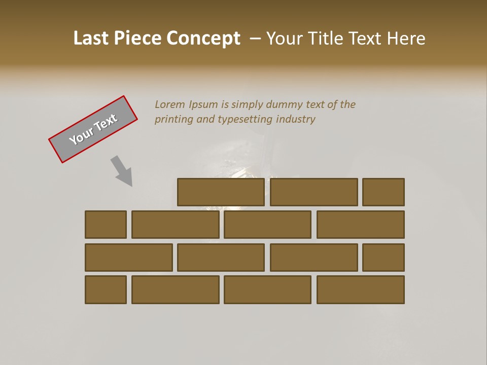 Goldsmith Working On An Unfinished 22 Carat Gold Ring With Big Diamond With His Hard Working Hands On Grunge Paper Background PowerPoint Template