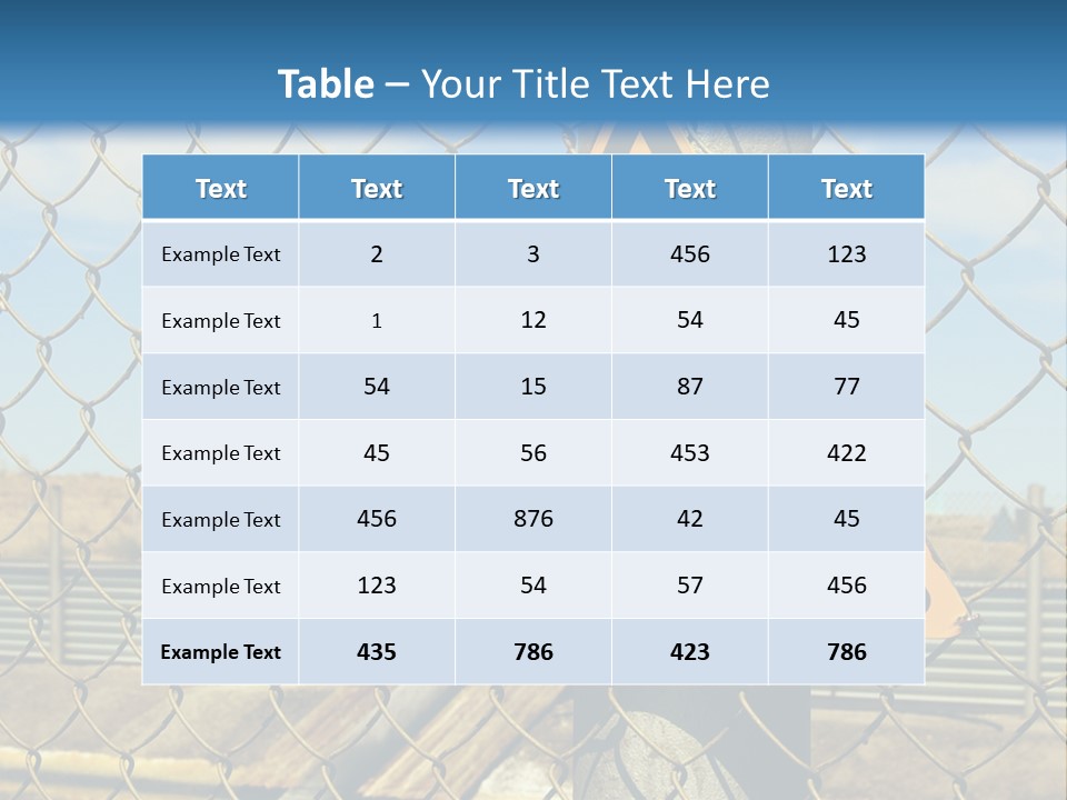 A Yellow Radioactive Hazard Sign On A Chain Link Fence PowerPoint Template