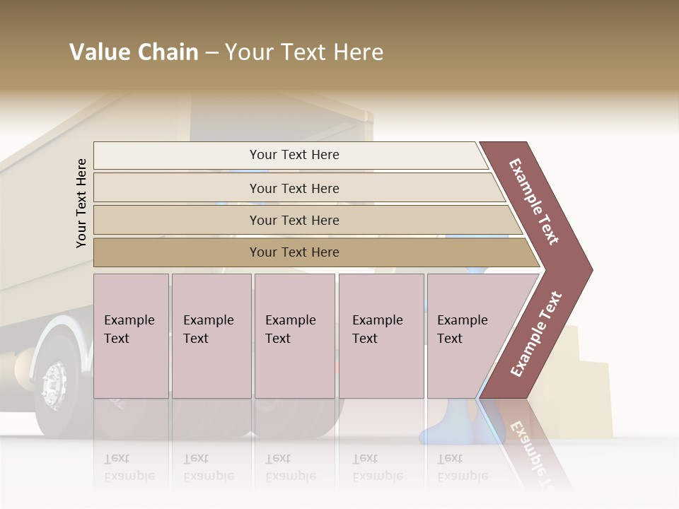 A Person Pushing A Large Box On The Back Of A Truck PowerPoint Template