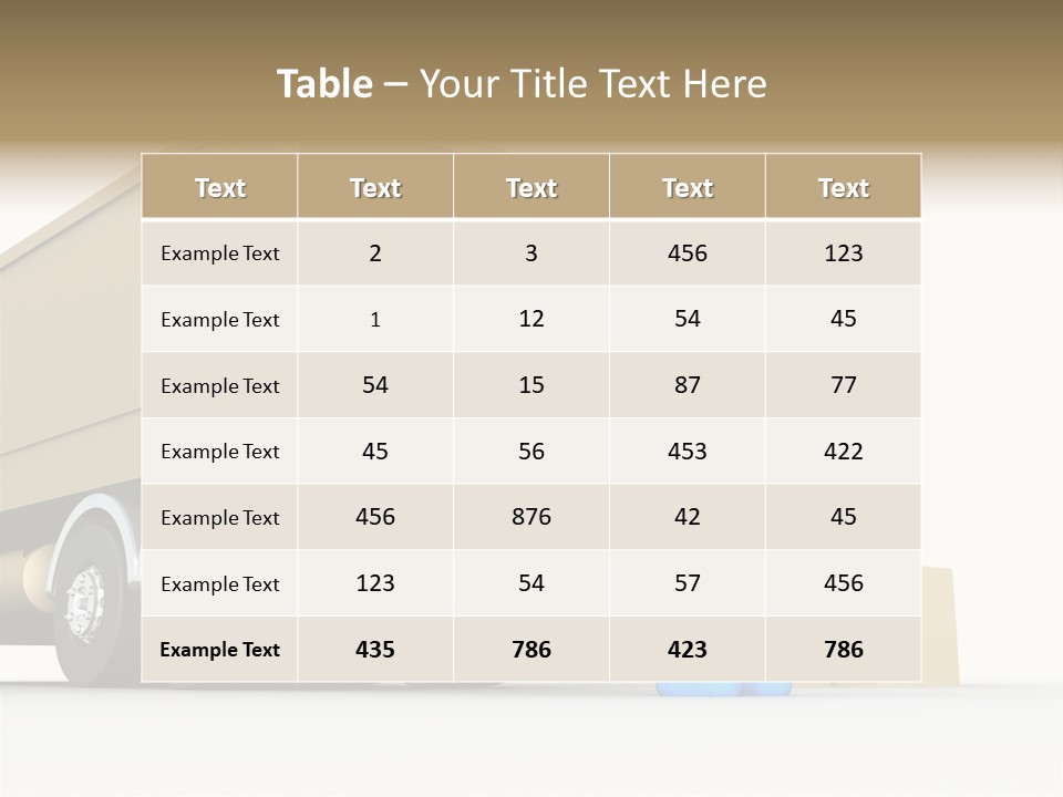 A Person Pushing A Large Box On The Back Of A Truck PowerPoint Template