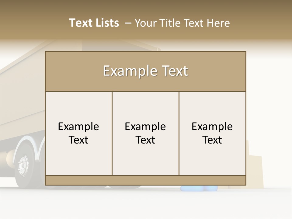 A Person Pushing A Large Box On The Back Of A Truck PowerPoint Template