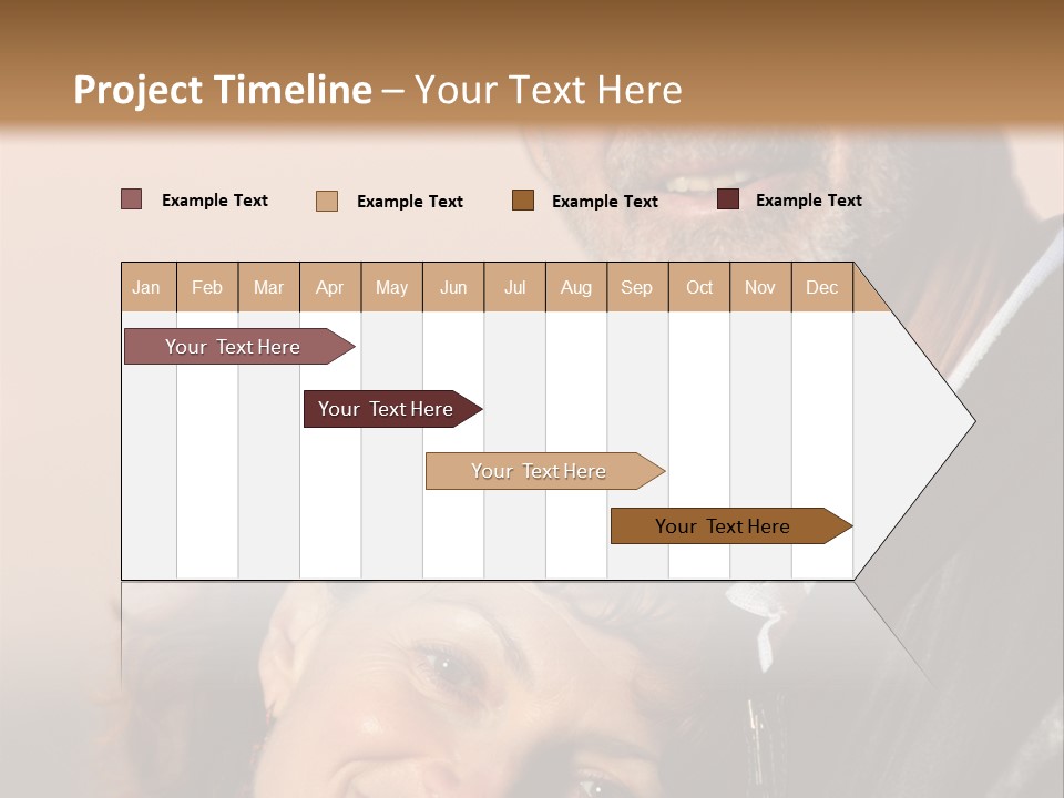 Loving Senior Couple Outdoors. Close-Up, Shallow Dof. PowerPoint Template