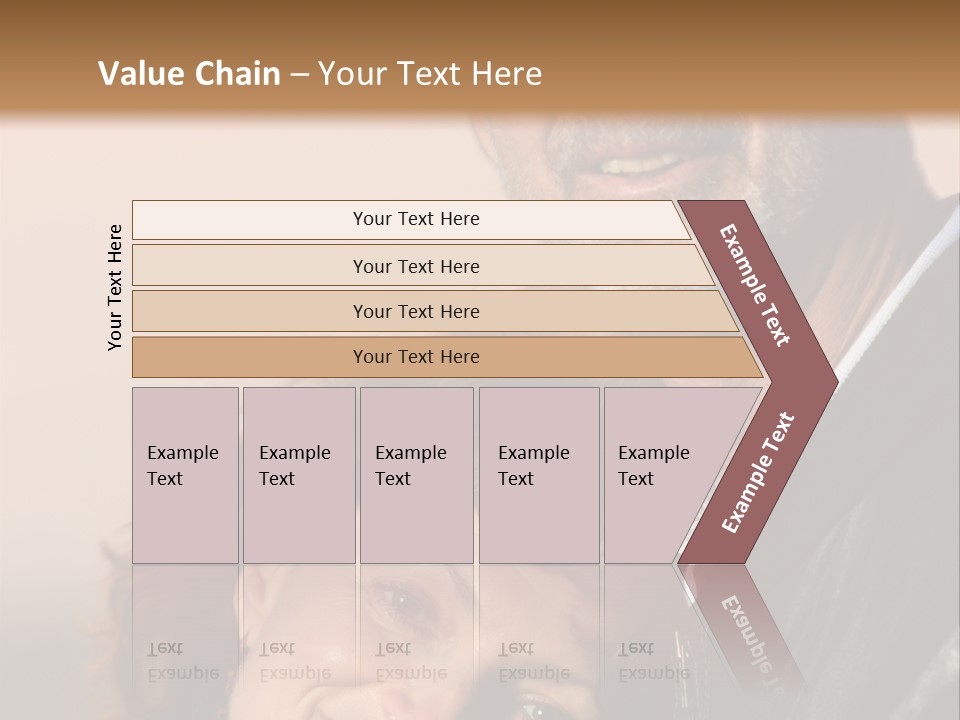 Loving Senior Couple Outdoors. Close-Up, Shallow Dof. PowerPoint Template