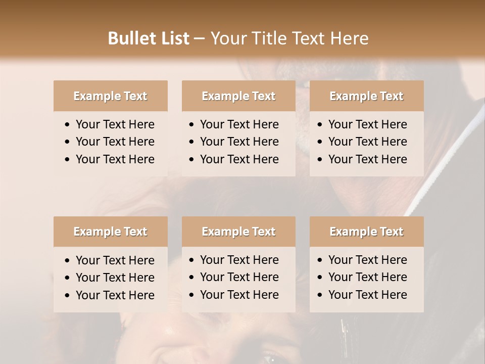 Loving Senior Couple Outdoors. Close-Up, Shallow Dof. PowerPoint Template