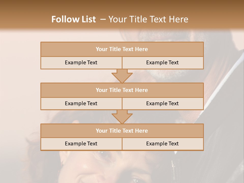 Loving Senior Couple Outdoors. Close-Up, Shallow Dof. PowerPoint Template