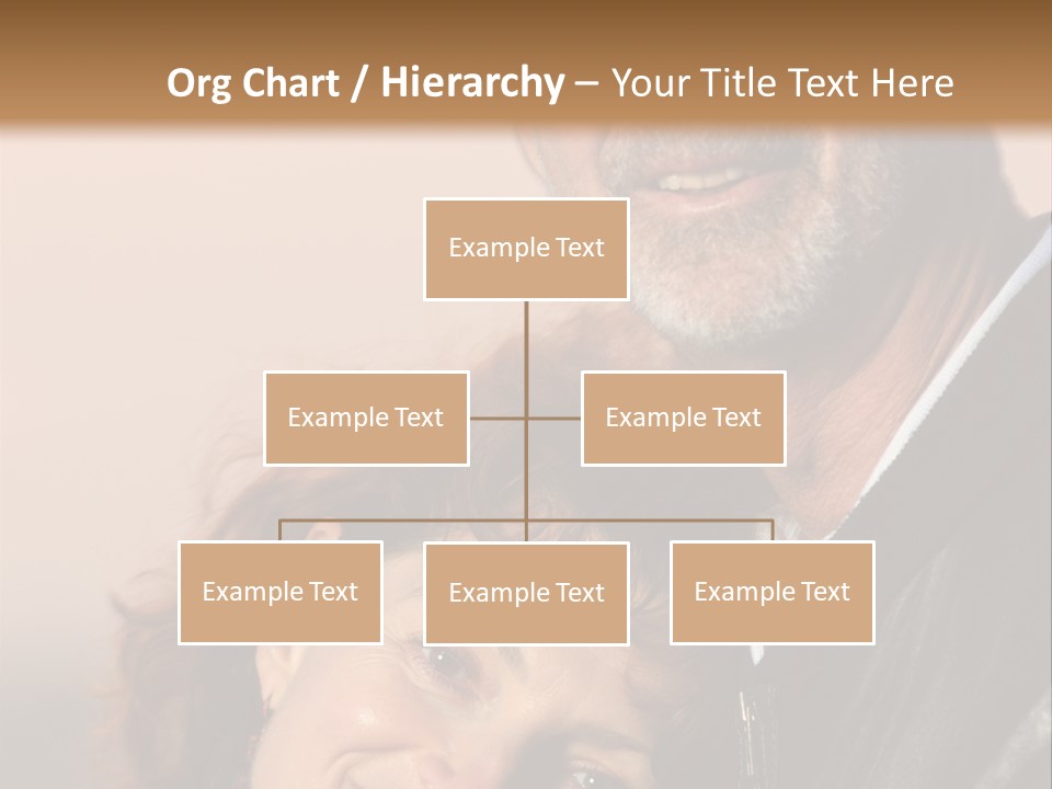 Loving Senior Couple Outdoors. Close-Up, Shallow Dof. PowerPoint Template