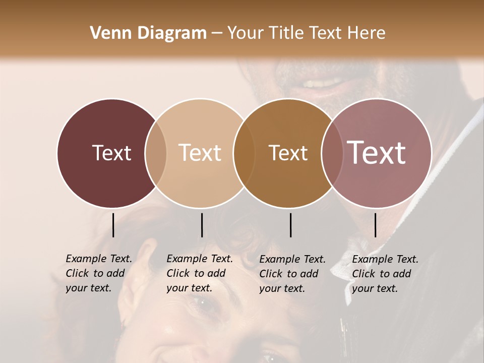 Loving Senior Couple Outdoors. Close-Up, Shallow Dof. PowerPoint Template