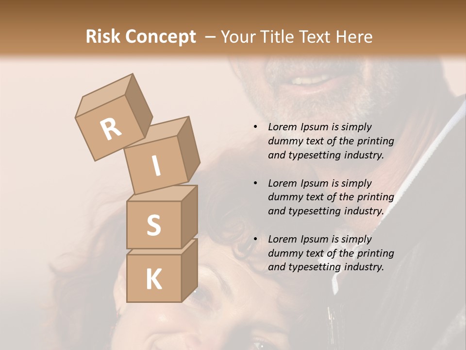 Loving Senior Couple Outdoors. Close-Up, Shallow Dof. PowerPoint Template