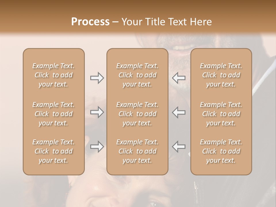 Loving Senior Couple Outdoors. Close-Up, Shallow Dof. PowerPoint Template