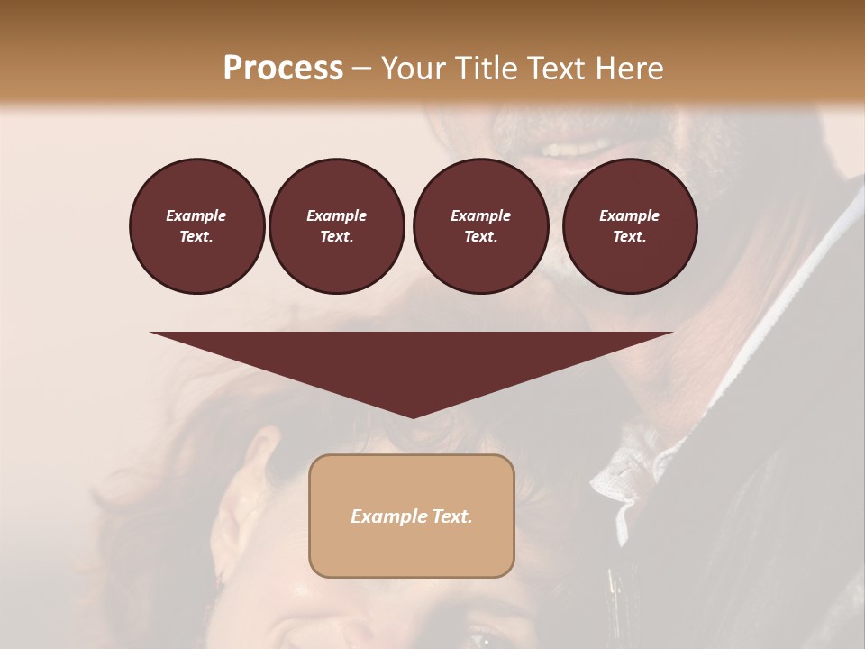 Loving Senior Couple Outdoors. Close-Up, Shallow Dof. PowerPoint Template