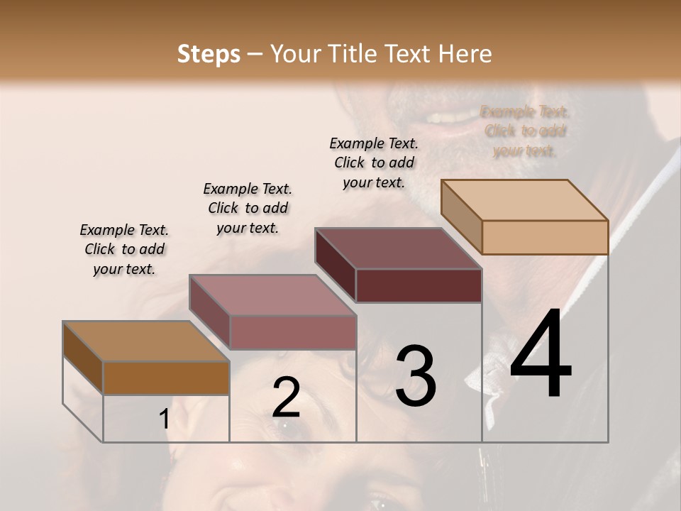 Loving Senior Couple Outdoors. Close-Up, Shallow Dof. PowerPoint Template