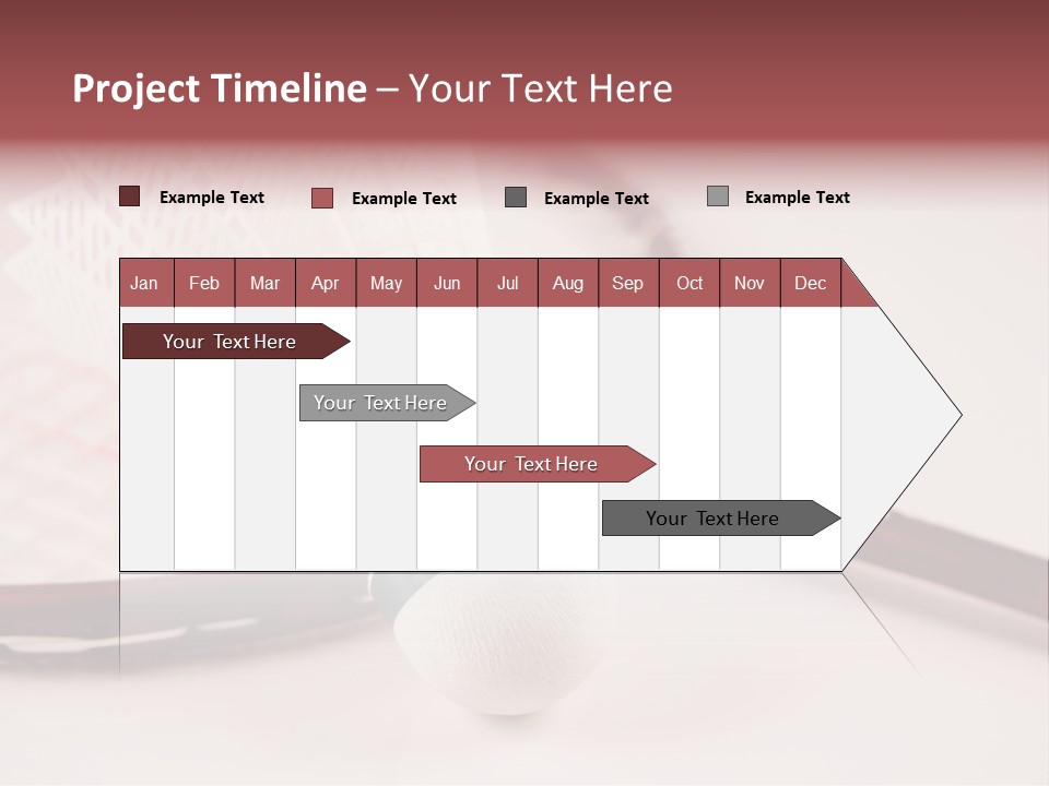 Badminton Set PowerPoint Template