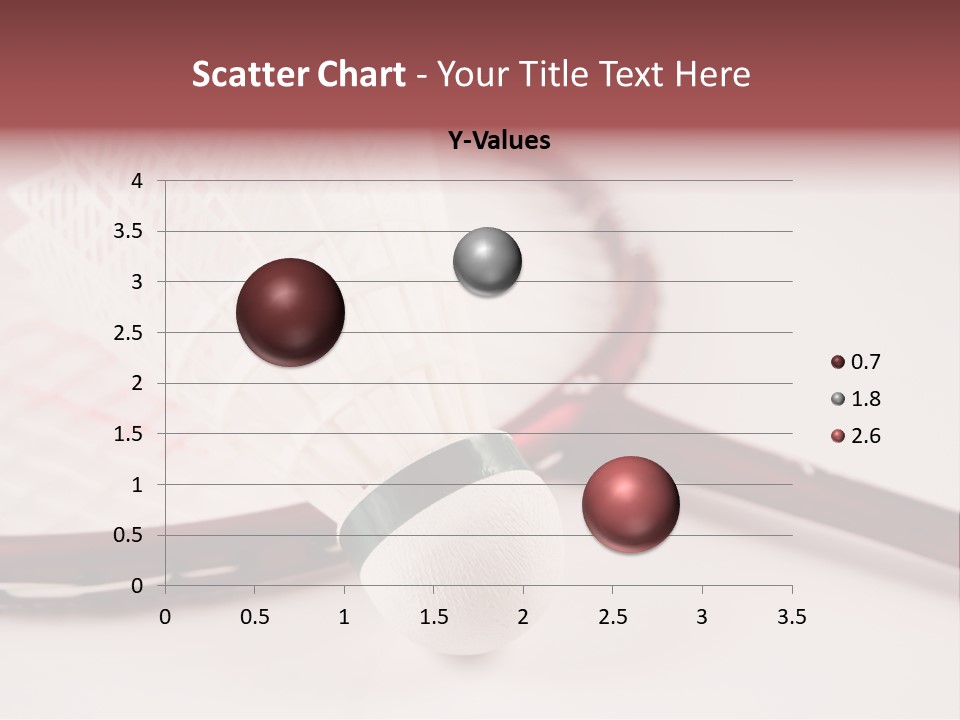 Badminton Set PowerPoint Template