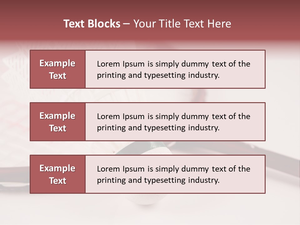 Badminton Set PowerPoint Template
