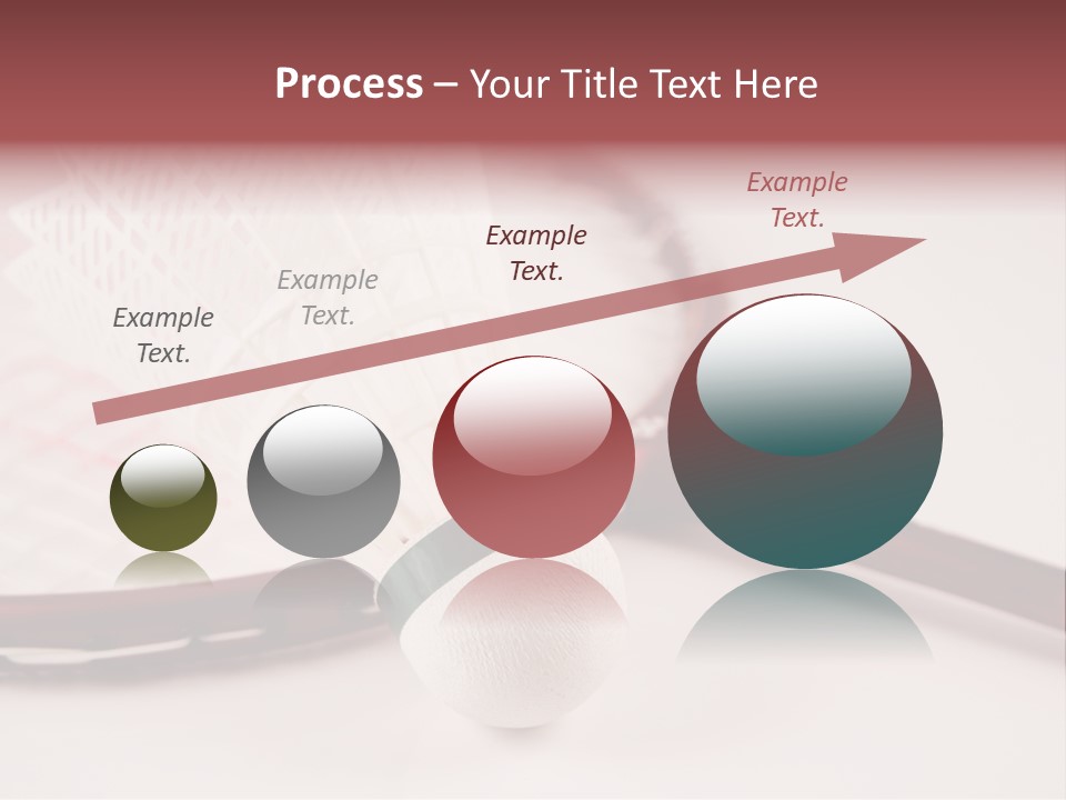 Badminton Set PowerPoint Template