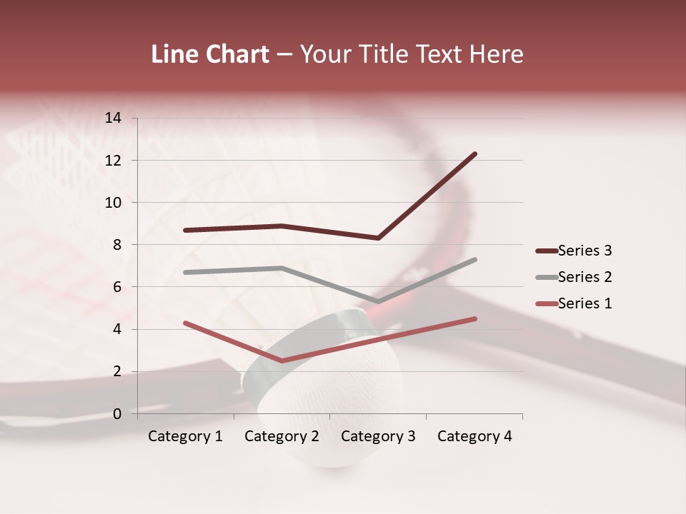 Badminton Set PowerPoint Template