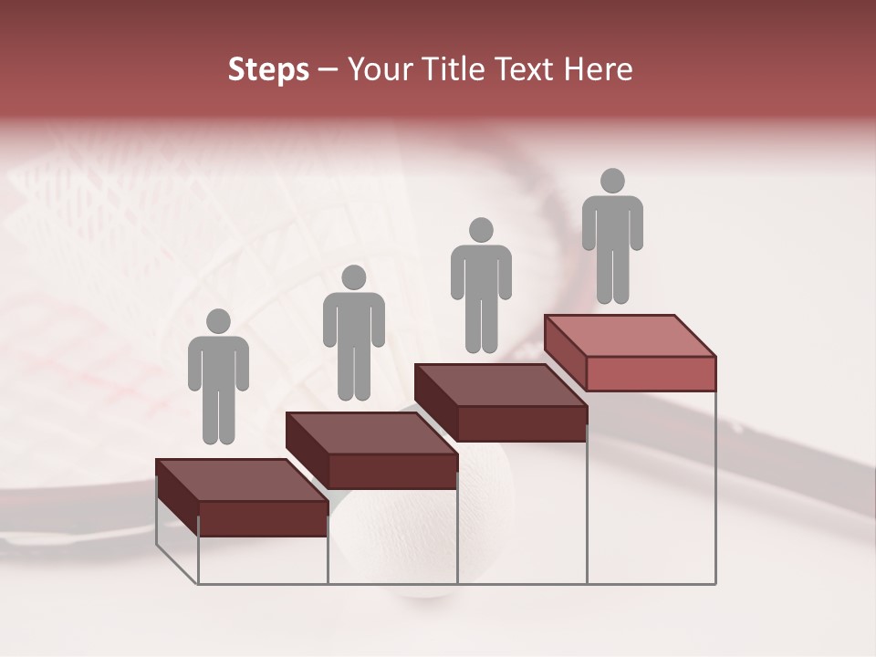 Badminton Set PowerPoint Template