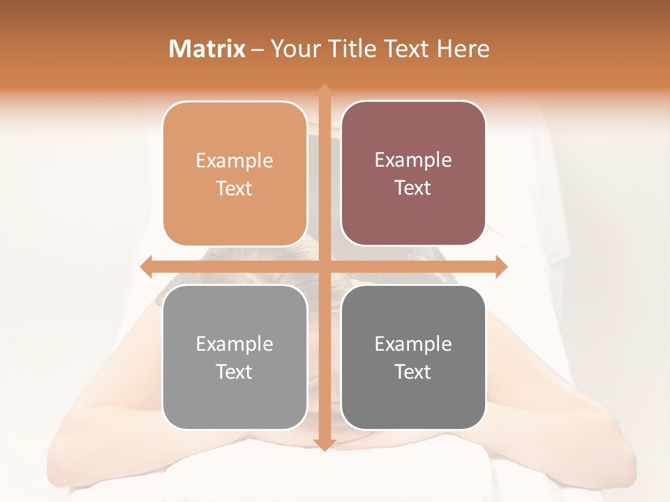 Portrait Of Beautiful Woman Before Spa Treatment PowerPoint Template