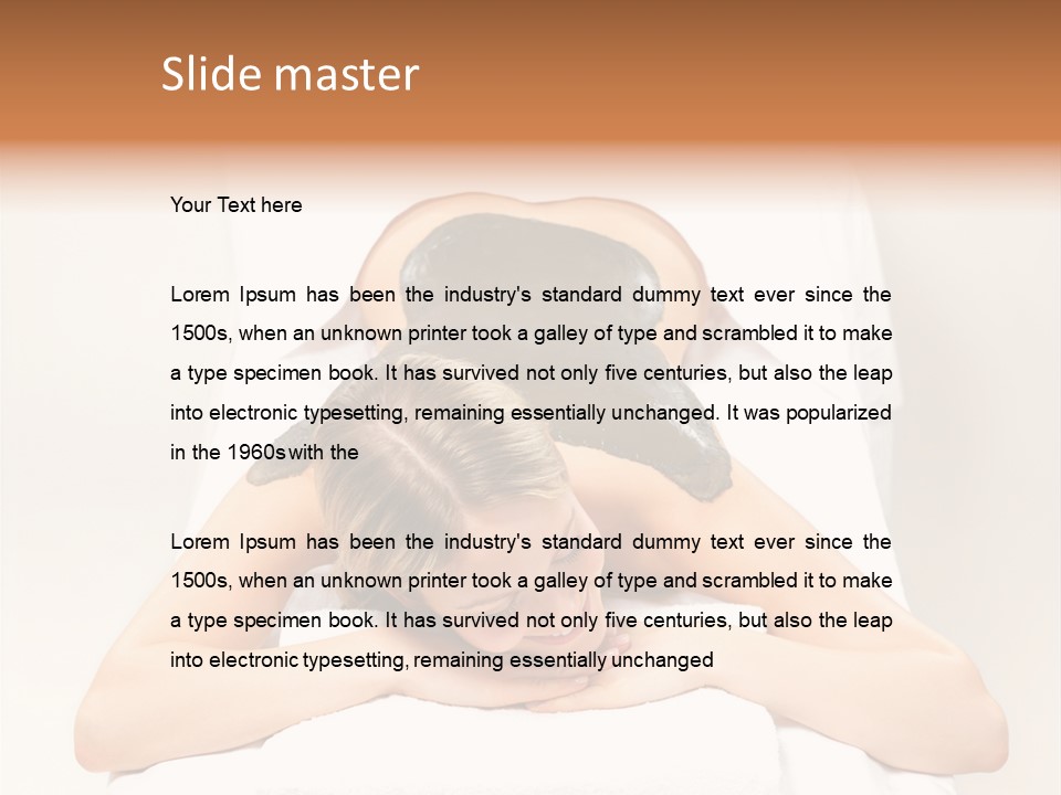 Portrait Of Beautiful Woman Before Spa Treatment PowerPoint Template