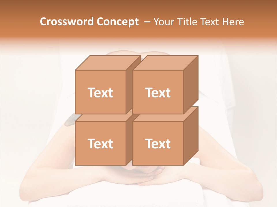 Portrait Of Beautiful Woman Before Spa Treatment PowerPoint Template