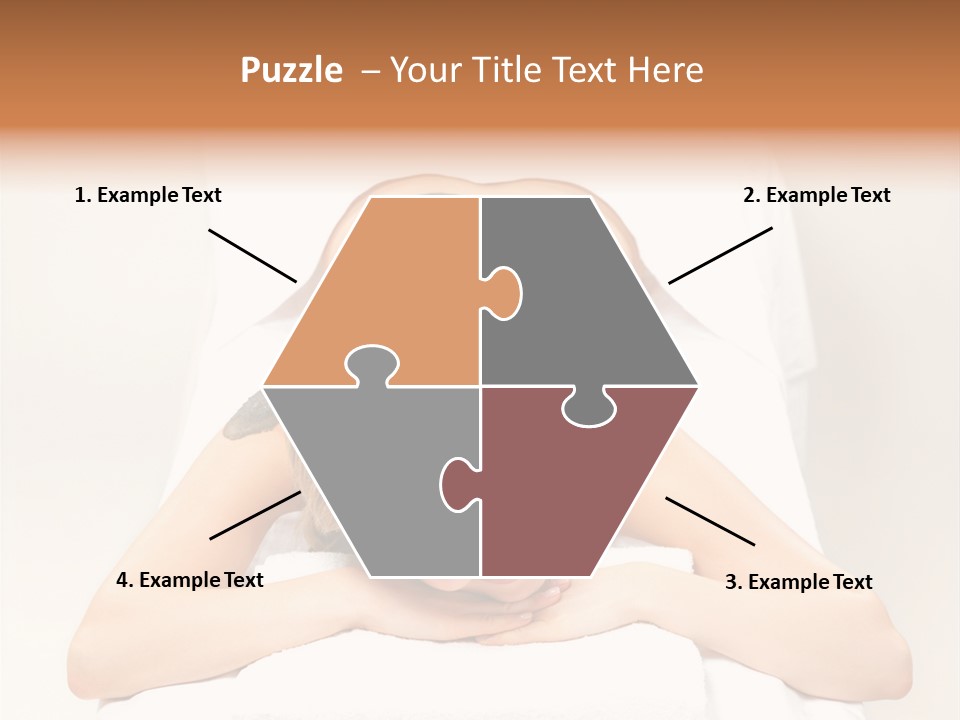 Portrait Of Beautiful Woman Before Spa Treatment PowerPoint Template