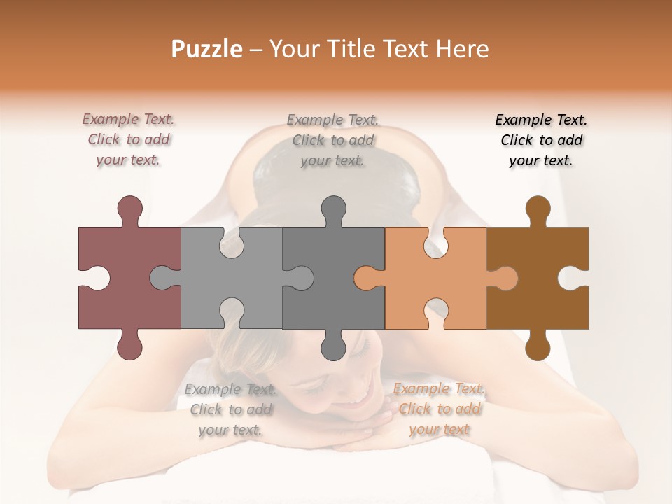 Portrait Of Beautiful Woman Before Spa Treatment PowerPoint Template