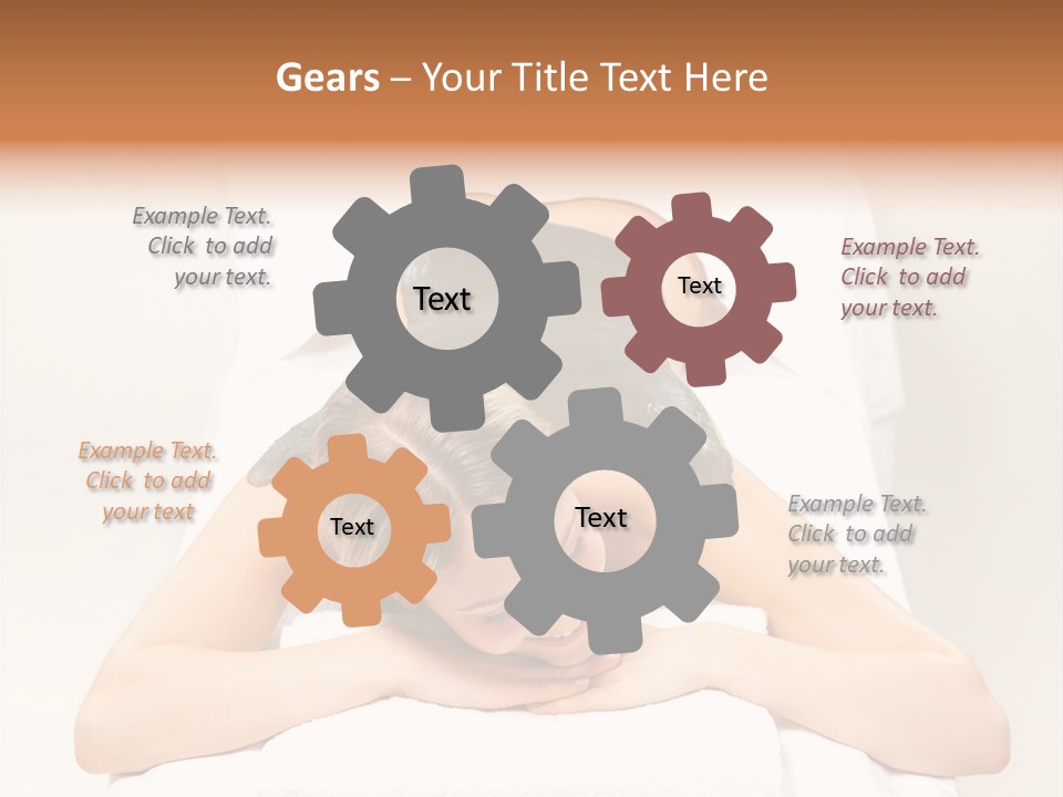 Portrait Of Beautiful Woman Before Spa Treatment PowerPoint Template