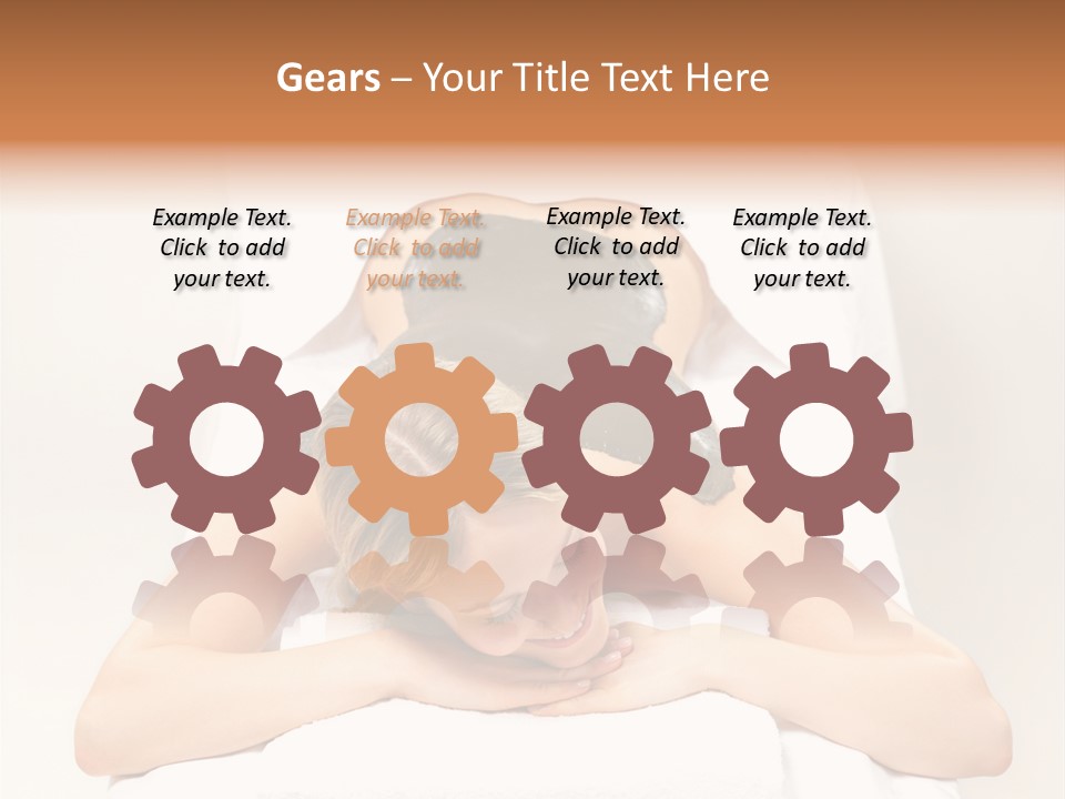 Portrait Of Beautiful Woman Before Spa Treatment PowerPoint Template