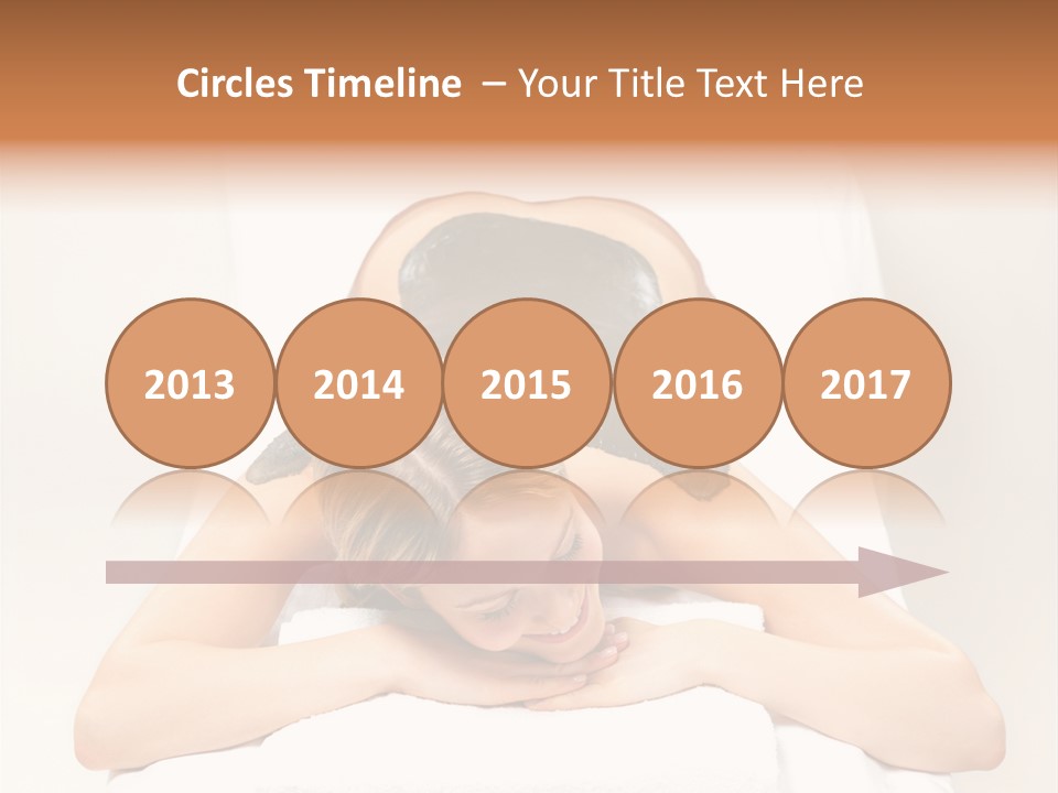 Portrait Of Beautiful Woman Before Spa Treatment PowerPoint Template