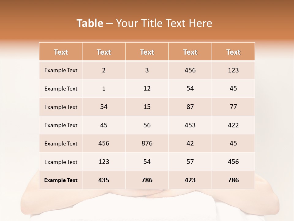 Portrait Of Beautiful Woman Before Spa Treatment PowerPoint Template