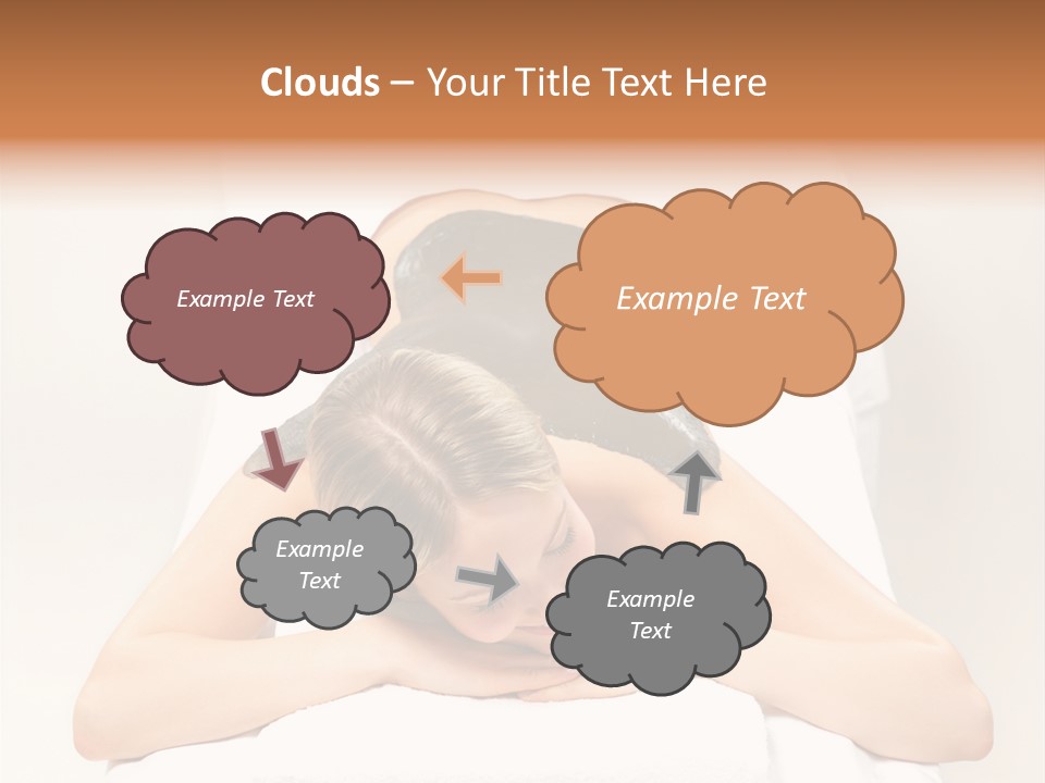 Portrait Of Beautiful Woman Before Spa Treatment PowerPoint Template