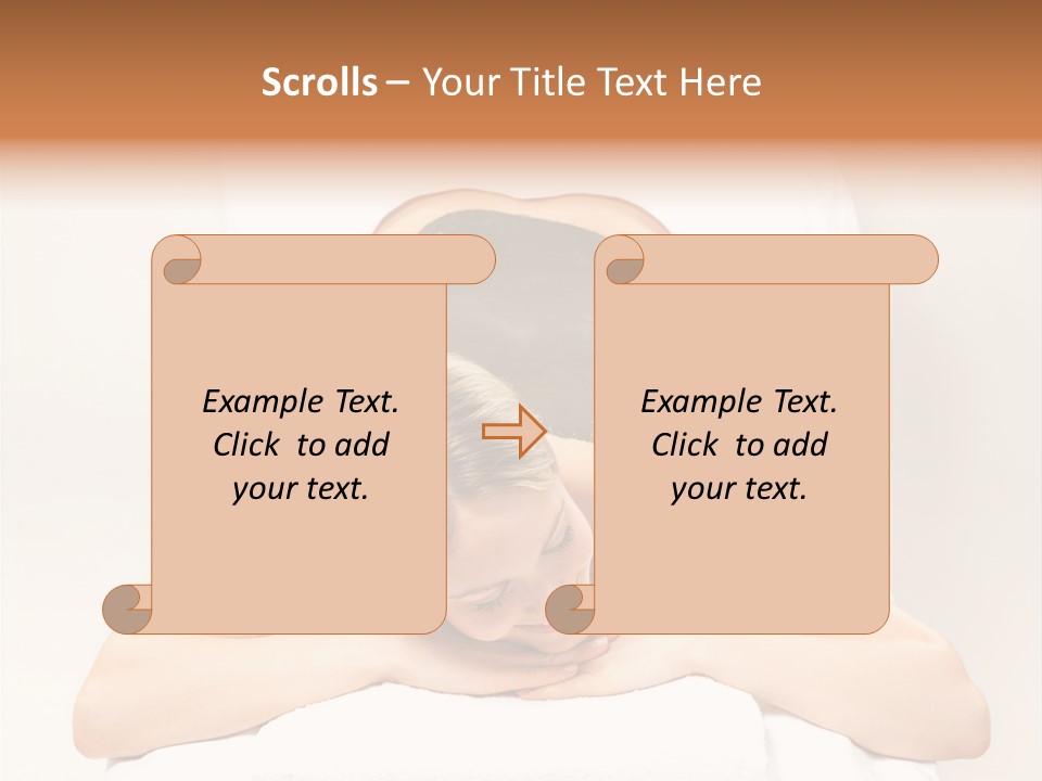 Portrait Of Beautiful Woman Before Spa Treatment PowerPoint Template